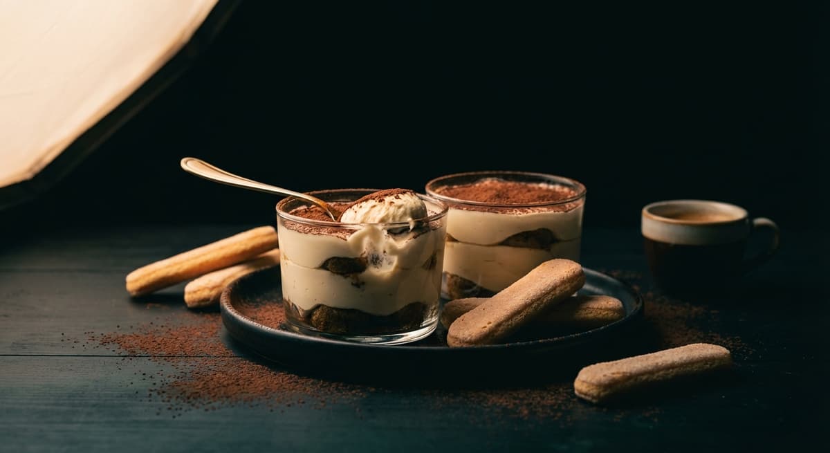 Whey Isolate Tiramisu Pots with Mascarpone & Espresso